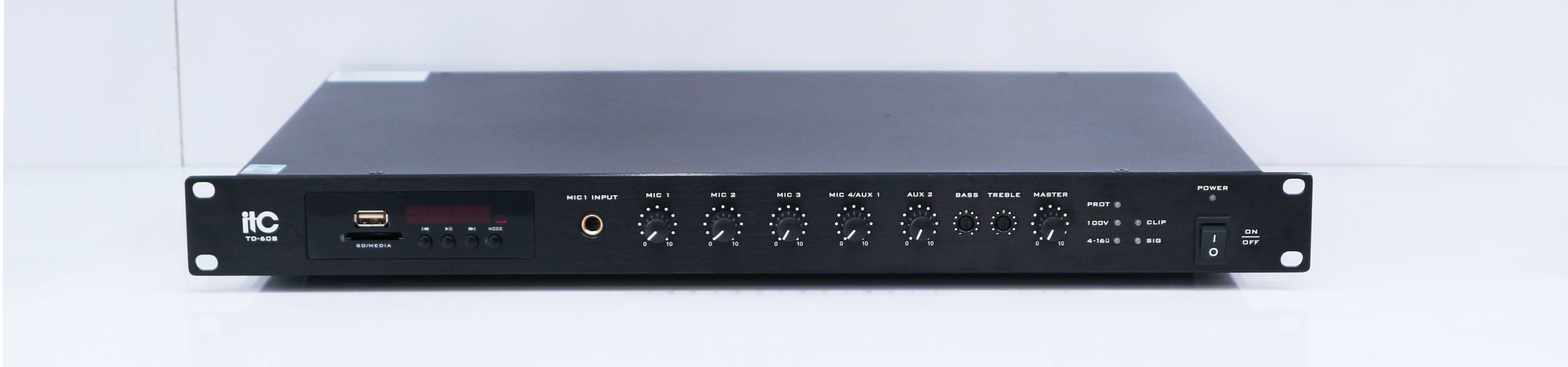 Amply ITC TD-60B thiết kế nhỏ gọn, dễ dàng vận chuyển